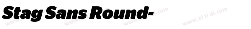 Stag Sans Round字体转换